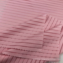 polyester 4 way elastic spandex pink ombre jersey mesh knit lace fabric for dress